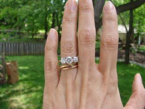 3 Stone Ring Stack, Trilogy Engagement Ring Stack, Trilogy Ring Stack, 3 Diamond Engagement Rings With Band, Three Stone Engagement Ring Stack, 3 Diamond Ring Settings, Trilogy Engagement Ring And Wedding Band, Three Stone Engagement Rings With Band, Trinity Engagement Ring