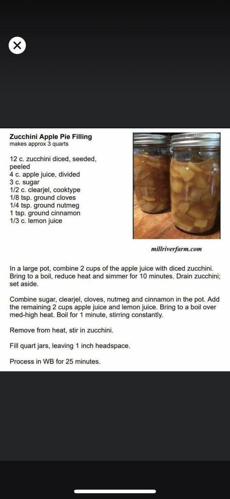 Zucchini Pie Filling, Zucchini Apple Pie Filling, Zucchini Apple Pie, Pie Filling Canning, Canning Zucchini, Freezing Zucchini, Zucchini Pie, Home Canning Recipes, Canning Food Preservation