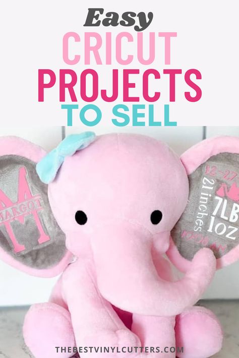 Easy Cricut Projects to Sell Things To Sell Cricut, Cricut Explore Air 2 Projects To Sell, Cricut Mobile Projects, Diy Crafts With Cricut, Cricut Things To Make And Sell, Cricut Items That Sell, Cricut Explore Air 2 For Beginners, Baby Cricut Ideas, Cricut Gifts For Kids