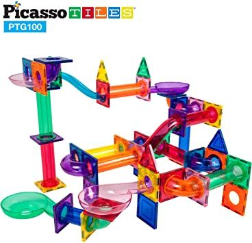 Picasso Tiles, Magnetic Building Tiles, Marble Race, Marble Maze, Magnetic Construction, Magnetic Building Blocks, Kids Toys For Boys, Toy Playset, Track Toy