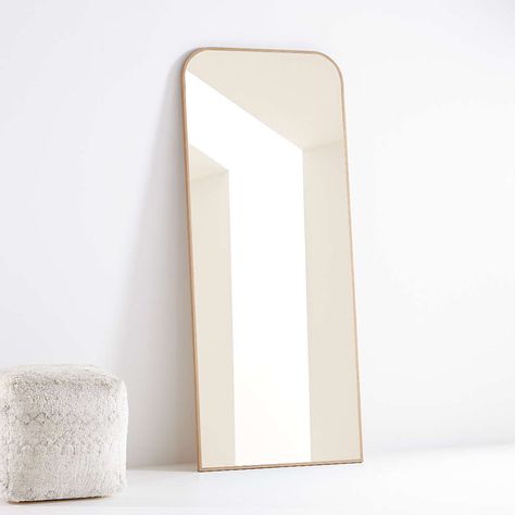 Floor Mirrors: Full-Length Mirrors & Full-Body Mirrors | Crate & Barrel Oversized Floor Mirror, Leaning Floor Mirror, Arch Floor Mirror, Floor Standing Mirror, Freestanding Mirrors, Walnut Floors, Standing Mirror, Rectangle Mirror, Round Wall Mirror