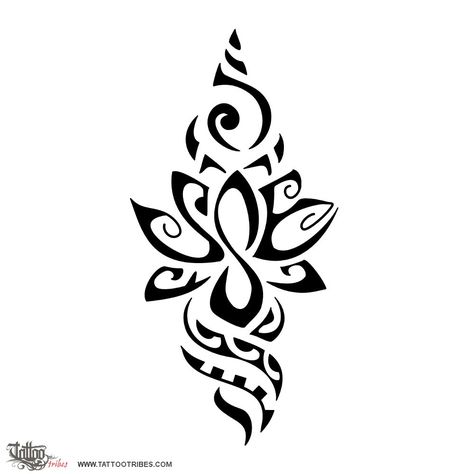 Celtic Lotus Tattoo, Polynesian Butterfly Tattoo, Aztec Flower Tattoo, Transformation Tattoo Ideas, Perfection Tattoo, Transformation Tattoo, Reborn Tattoo, Enlightenment Tattoo, Maori Tattoo Frau