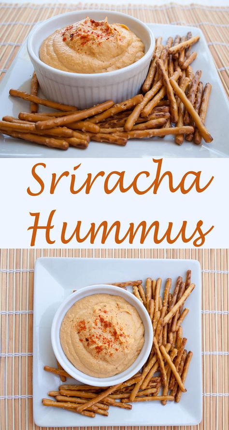 Hummus Recipe Homemade, Vegan Dip, Healthy Vegan Snacks, Pot Luck, Vegan Sauces, Vegan Appetizers, Hummus Recipe, Vegan Snacks, Sriracha