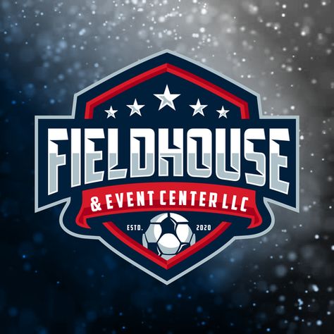 Fieldhouse & event center llc | Logo design contest | 99designs Logo Design Inspiration Sports, Flat Logo Design, Sports Logo Inspiration, Sport Logo Design, Center Logo, Sports Design Inspiration, Sports Logo Design, Esports Logo, New Logo Design