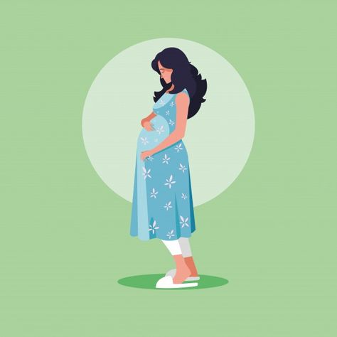 Pregnant Cartoon, Pregnancy Illustration, Character Icon, Pregnancy Art, Baby Shower Photography, Illustration Story, Tumblr Art, Book Illustration Art, Baby Clip Art