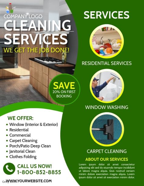 Commercial Cleaning Business, Green Cleaning Products, Cleaning Service Flyer, Hotel Cleaning, Residential Cleaning Services, Office Cleaning Services, Professional Business Card Design, Commercial Cleaning Services, Residential Cleaning