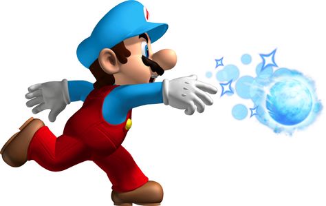 Ice Mario is one of Mario's power-ups which can be obtained by collecting an Ice Flower. There... Metal Mario, Super Mario Sunshine, Super Mario Land, Mario Run, Peach Mario, Super Mario Kart, Super Mario Galaxy, Super Mario 3d, Mario Kart 8