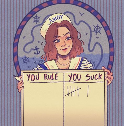 very noice Robin Scoops Ahoy, Scoops Ahoy, Maya Hawke, Paw Pads, Season 3, Stranger Things, Ice Cream, Fan Art, Fan