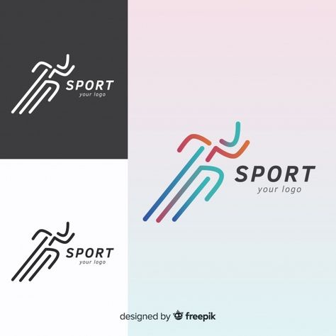 Sports Brands Logo, Sport Logo Design Ideas, Logo Sport Design Ideas, Sport Shop Logo, Sports Logo Design Graphics, Sport Brand Logo, Athlete Logo, Sport Logo Branding, Run Logo