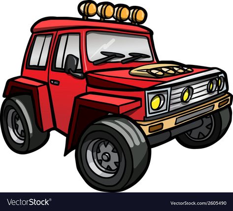 Cartoon Jeep Drawing, Jeep Cartoon, Jeep Drawing, Car Drawing Pencil, Jeep Images, Truck Cartoon, Wrangler Car, Jeep Wrangler Forum, Jeep Art