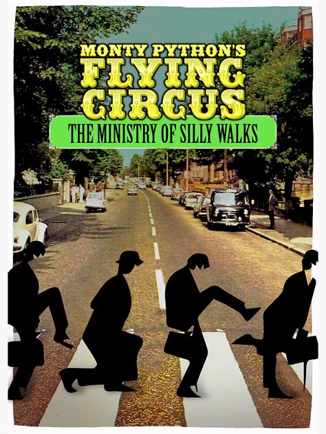 "Monty Python's Flying Circus - Ministry of silly walks" Sticker by pahleeloola | Redbubble Monty Python's Flying Circus, Monty Python Flying Circus, Monty Python, Walking By, Python, Quality Posters, Circus, Walking, High Quality