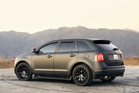 Firm and Reliable Black Matte Ford Edge — CARiD.com Gallery Ford Edge Accessories, Ford F150 Fx4, Ford Edge Limited, Ford Edge Sport, Ford Mustang Wallpaper, Ford Mustang 1967, Ford Lightning, Ford Transit Camper, Ford Ranger Raptor