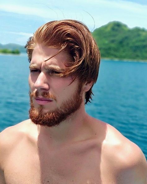 Ginger Hair Men, Red Hair Men, Redhead Men, Ginger Beard, Ginger Men, Beard Lover, Great Beards, Beard No Mustache, Ginger Hair