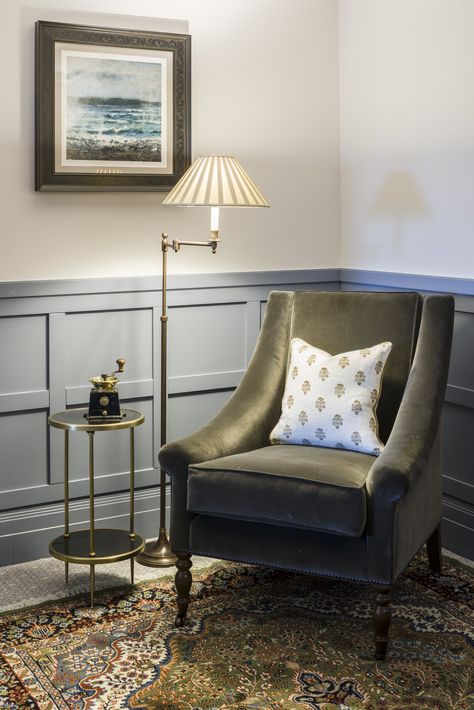 Gleneagles Hotel Interior, Scottish Hotel Interior, Gleneagles Hotel, Interior Wall Paper, Scottish Interiors, Hotel Room Design, Timeless Interiors, Traditional Style Decor, Small Apartment Living Room