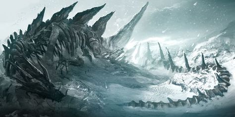 Dragon Landscape, Landscape Concept, 다크 판타지, Dragon Pictures, Fantasy Places, Fantasy Setting, Dragon Artwork, Mythical Creatures Art, Fantasy Art Landscapes