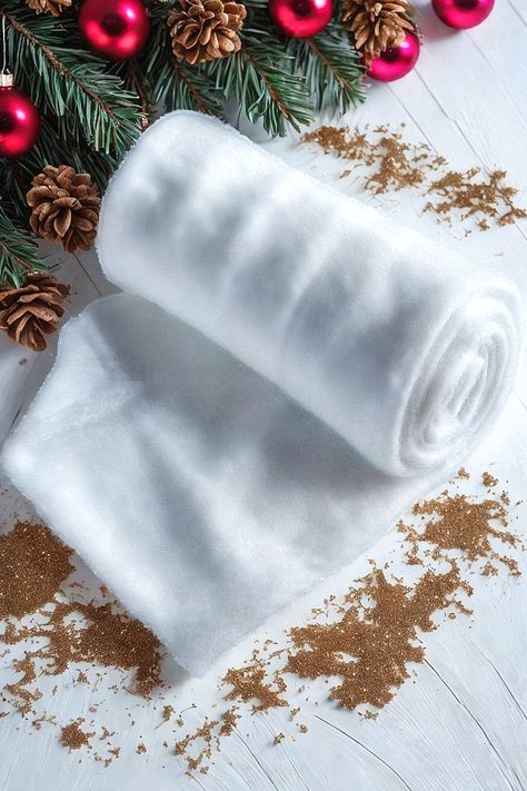 Prextex Large Artificial Snow Roll - Instant Christmas Tree Decor, Christmas Snow Party Table Runner, White Photo Backdrop, Fake Snow Decoration, Faux Snow, Fake Snow Blanket Cover for Holiday Snow Blanket Decoration Ideas, Fake Snow Decorations, Fake Snow Blanket, White Photo Backdrop, Snow Roll, Snow Blanket, Snow Decorations, Wonderland Decor, Snow Party