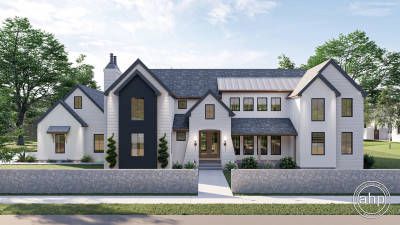 Modern Cottage House Plans, European House Plan, Hearth Room, European House, 3 Car Garage, Modern Cottage, Cottage House Plans, Best House Plans, Farmhouse Plans