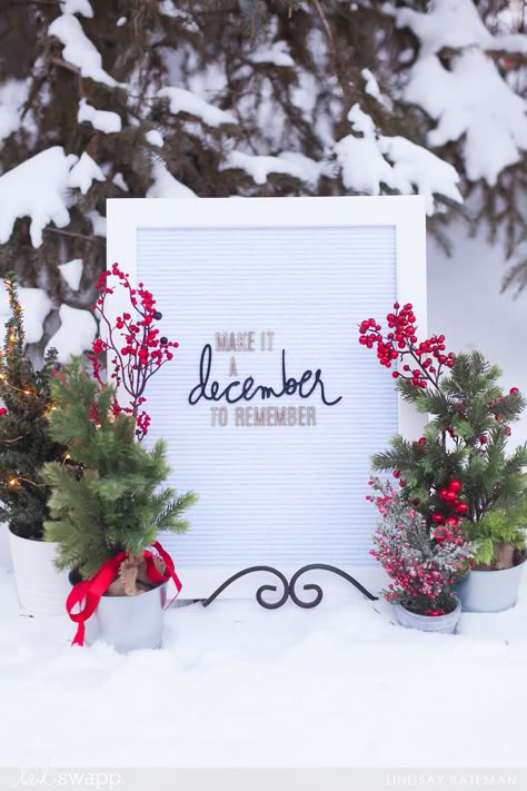 Make It a December to Remember Xmas Letterboard, Christmas Letterboard Quotes, Christmas Message Board, Letterboard Decor, Christmas Letterboard, Sweet December, A December To Remember, Light Box Quotes, December To Remember