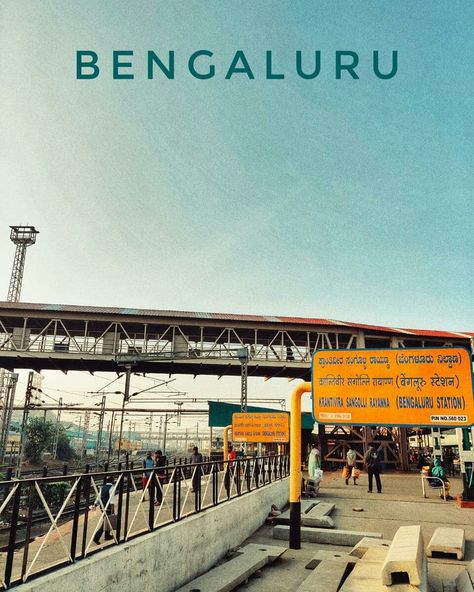 Bengaluru Railway Station, Bangalore Railway Station Snap, Banglore Story, Bangalore Railway Station, Bangalore Instagram Story, Bangalore Morning, Bangalore Travel, Bengaluru City, India Railway