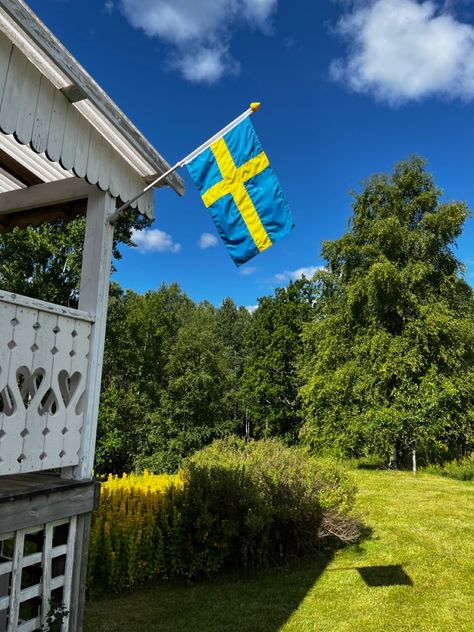 Flags Aesthetic, Swedish Culture, Sweden Summer, Swedish Summer, Swedish Landscape, Sweden Aesthetic Summer, Sweden Flag Aesthetic, Swedish Aesthetic, Sweden Aesthetic