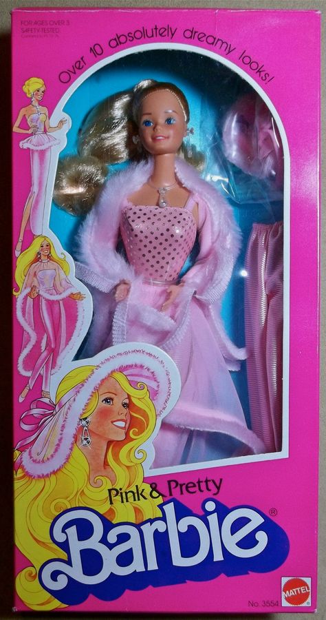 After 33 years of wishing, she's finally on my shelf. :-) 1980s Barbie Dolls, Pretty Barbie, 1980s Barbie, Barbie 80s, 1980s Childhood, Barbie Toys, Beautiful Barbie Dolls, Pink Box, Barbie I