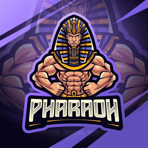 Pharaoh fighter esport mascot logo design Skin Care Logo, Charity Logo, Charity Logos, Drink Logo, Logo Nature, Mobile Logo, Mascot Logo Design, Logo Gaming, Nature Logo