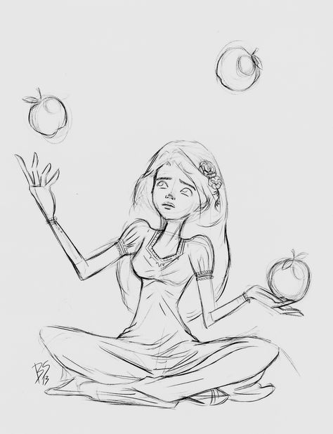 #illustration #sketch #drawing #barbysand #boceto #pencil #charactersdesign #juggling Juggling Drawing, Juggling Pose, Juggling Illustration, Ball Drawing, Circus Art, Scary Clowns, Juggling, Girls Characters, Drawing Base