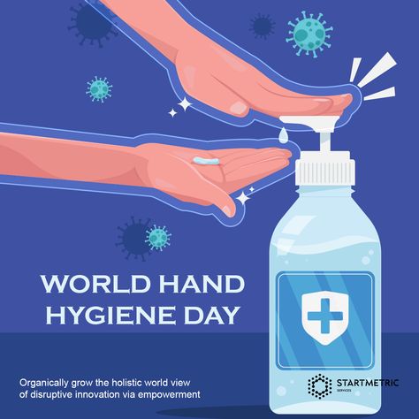 World Hand Hygiene Day is a global healthcare event observed on the 5th of May every year, intending to unite people worldwide to increase awareness about hand hygiene standards in healthcare facilities, thereby protecting healthcare workers and civilians from infections. #handwash #washyourhands #socialdistancing #stayhome #health #hygiene #handsanitizer #soap #handhygiene #cleanhands #clean #wash #germs Visit: www.startmetricservices.com World Hand Hygiene Day, Disruptive Innovation, Hand Hygiene, Health Hygiene, Healthcare Workers, World View, Wash Your Hands, Save Life, Clean Hands