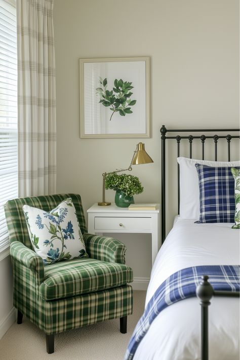 A small guest bedroom doesn’t have to feel cramped—add a cozy reading nook! A compact armchair or pouf makes the room feel inviting and gives guests a comfy spot to relax. Picture your guest unwinding with a book instead of just sitting on the bed. Isn’t that the kind of welcoming touch every guest deserves? Small Guest Bedroom Ideas, Compact Armchair, Guest Bedroom Inspiration, Guest Bedroom Ideas, A Reading Nook, Small Guest Room, Small Guest Bedroom, Hosting Guests, Cozy Reading Nook