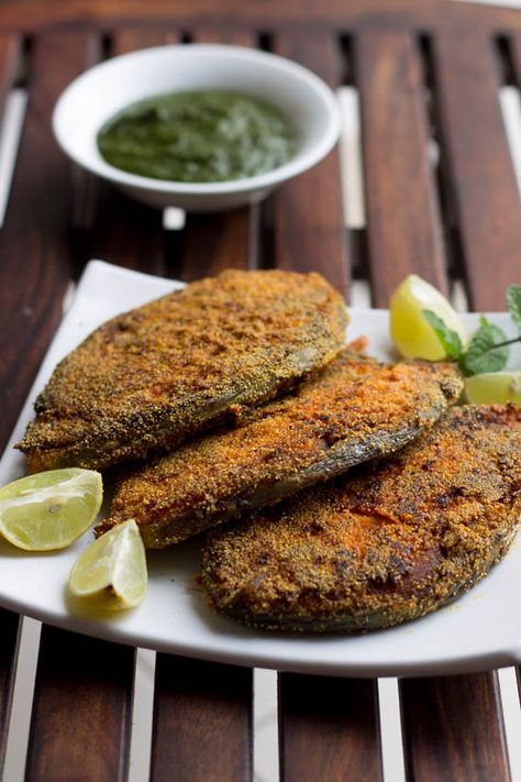 Rava Fish Fry Recipe, How to make Rava Fish Fry | Surmai Rava Fish Fry Recipe Rava Fish Fry Recipe, Surmai Fish Recipe, Goan Fish Fry, Surmai Fry, Fish Fry Recipe, Biryani Recipes, Best Fish Recipes, Crispy Fish, Beer Battered Fish