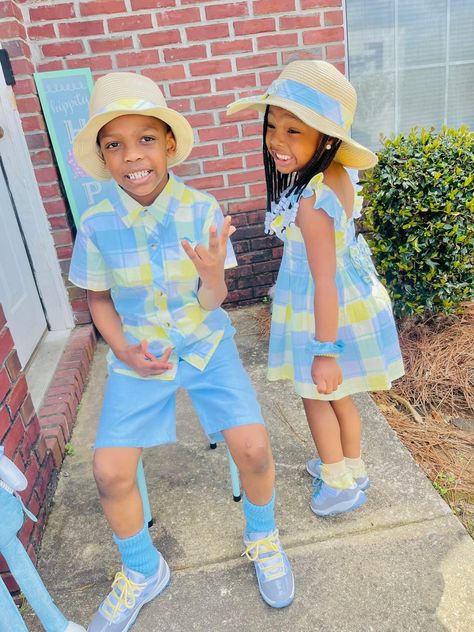 Siblings Matching Outfits, Siblings Outfits Brother Sister, Twin Outfits Boy And Girl, Twin Brother And Sister Black, Matching Kids Outfits, Cool Boys Clothes, Mixed Twins Boy And Girl Toddlers, Mommy Daughter Photography, Black Kids Fashion