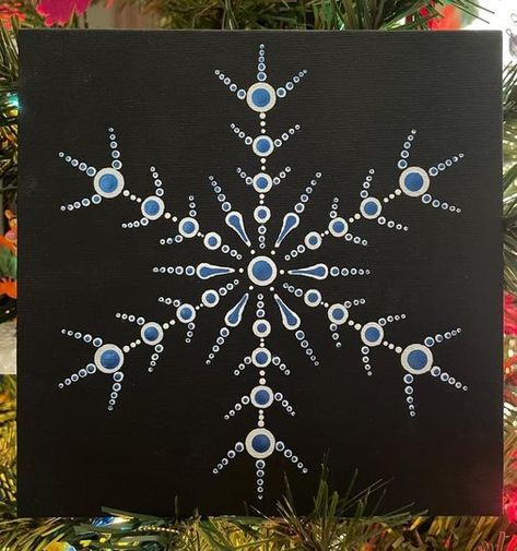 Christmas Snowflake Dot Mandala Painting at Mystical Crafting Emporium, 870 West Onstott Frontage Road, Suite H, Yuba City, CA 95991, Yuba City, United States on Sun Dec 12 2021 at 01:00 pm to 03:00 pm Dot Art Painting Patterns Printable Christmas, Mandala Snowflake Design, Dot Painting Snowflakes, Snowflake Dot Painting, Dot Snowflakes, Christmas Dot Art, Elementary Projects, Mandala Snowflake, Painting Snowflakes