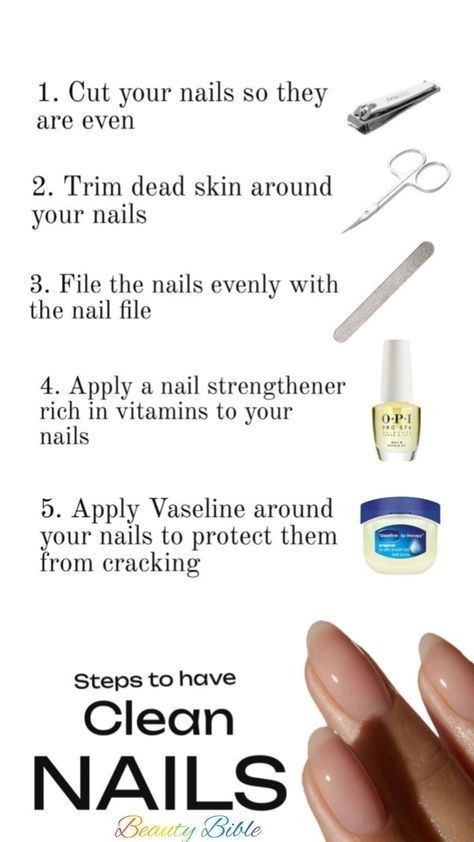 French Manicure Designs, Basic Skin Care Routine, Nail Care Tips, Nail Care Routine, Perfect Skin Care Routine, Body Care Routine, Clean Nails, Glow Up Tips, Healthy Nails