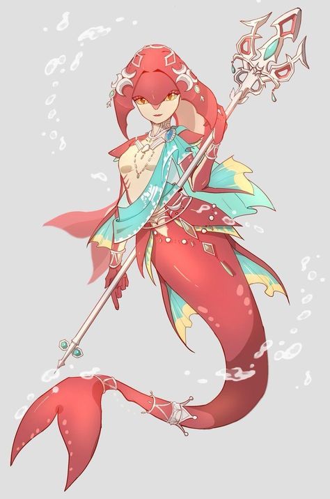 Princess Mipha, Hyrule Castle, Legend Of Zelda Memes, Anime Mermaid, Zelda Botw, Link Art, Video Game Fan Art, Zelda Breath Of The Wild, Zelda Art