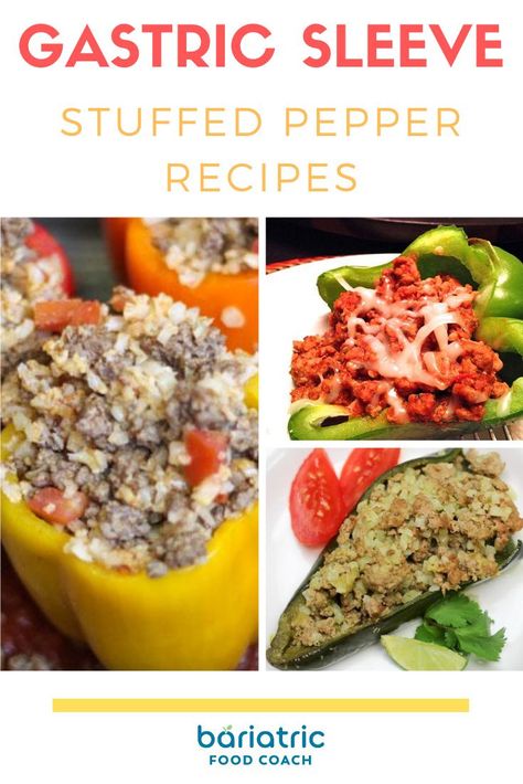 Recipe For Stuffed Peppers, Stuffed Pepper Recipes, Mexican Peppers, Italian Peppers, Bypass Recipes, Vsg Recipes, Veggie Salad Recipes, Wls Recipes, Bariatric Food