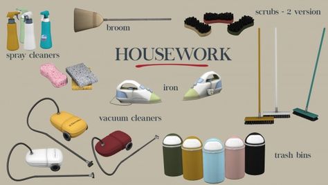 Leo 4 Sims: Housework Clutter • Sims 4 Downloads Sims 4 Laundry Clutter Cc, Sims 4 Cleaning Clutter, Sims 4 Laundry Cc, Sims 4 Clutter Cc, Leo Sims, Furniture Cc, Sims 4 Kitchen, Sims 4 Tsr, The Sims 4 Pc