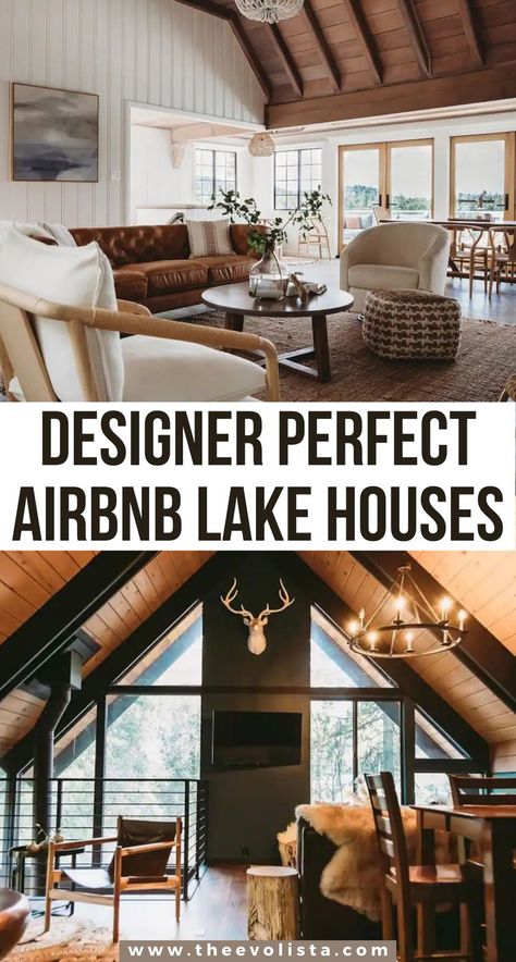 15 Designer Luxury Cabins In Lake Arrowhead that have been feautred in House Beautiful and Sunset Magazines. Best airbnbs in Lake Arrowhead | Amazing Lake House Cabins in Lake Arrowhead | Airbnbs in Lake Arrowhead | Best California Airbnbs | Best places to stay in Lake Arrowhead | Coolest Lake Arrowhead Airbnbs | Mid Century Modern Home Decor airbnbs | Where to stay in Lake Arrowhead California #lakearrowhead #california #jennikayne #emilyhenderson #lakehouses #aframecabins #airbnb #usatravel Northern Lights Hotel, Modern Lake House Decor, Lake Arrowhead California, Luxury Cabins, Mid Century Modern Home Decor, Treehouse Hotel, Modern Lake House, Cottage Lake, Lake Houses