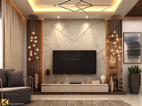 Hall Tv Unit Design Modern, Hall Tv Unit, Tv Unit For Living Room, Latest Tv Unit Designs, Hall Pop, House Hall Design, Bedroom Tv Unit Design, Kids Bedroom Furniture Design, Backdrop Tv