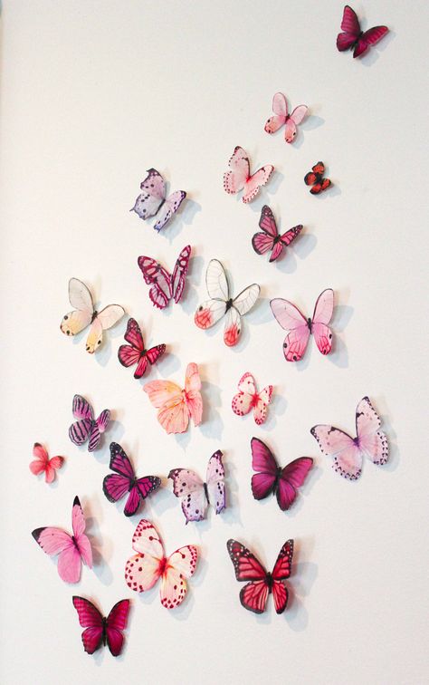 paper butterflies wall decor Butterfly Room, Metal Tree Wall Art, Butterfly Wall Decor, Butterfly Wedding, Butterfly Wall Art, Butterfly Decorations, Flower Phone Wallpaper, Butterfly Wallpaper, Butterfly Wall