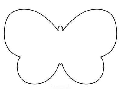 Butterfly Coloring Pages No Antennae Template 1 Large Free Butterfly Template Printable, Butterfly Wing Template Free Printable, Butterfly Body Template, Butterfly Printable Template Prints, Butterfly Shapes Template, Butterfly Outline Printable Multiple, Butterfly Wings Pattern, Printable Craft Templates, Butterfly Outline