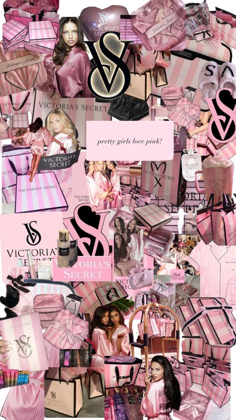 Victoria Secret Backgrounds, Vs Models Aesthetic, Victoria's Secret Aesthetic, Cool Lock Screens, Movie Collage, Victoria Secret Wallpaper, Fashion Dream Job, Pink Lifestyle, Vs Models