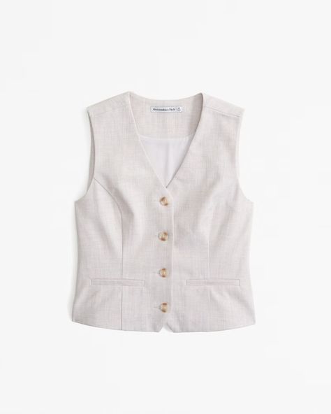 Women's Tailored Vest Set Top | Women's Tops | Abercrombie.com Tailored Vest, Vest Set, American Clothing, Women's Tops, American Apparel, Abercrombie Fitch, Dress To Impress, Create Your, Sign Up