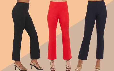 Wrinkle Release Spray, Kick Flare Pants, Dynasty Outfits, Women's Dress Pants, Functional Clothing, Work And Travel, Perfect Pant, Stretchy Pants, Kick Flares