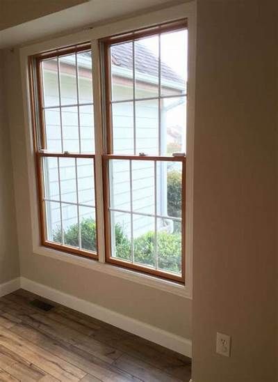 pictures of mixing wood and white trim - Yahoo Search Results Wood Windows With White Trim, Wood Windows White Trim, Wood Doors White Trim, Dark Oak Wood Floors, Painted Interior Door, White Hardwood Floors, Farmhouse Trim, Dark Wood Bathroom, Oak Windows