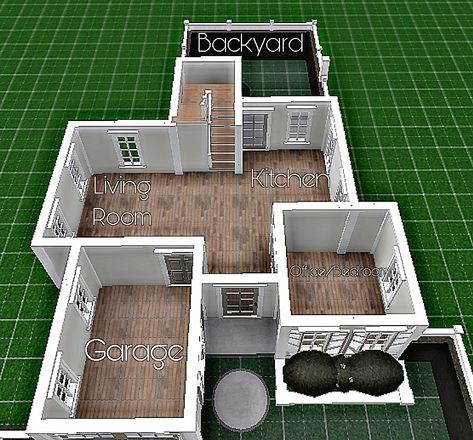 Easy Cute Bloxburg Houses, Small Modern Bloxburg House Layout, Bloxburg House Ideas 2 Floor Layout Cozy, Roblox Layout Ideas, Cute Bloxburg Houses 2 Story Cheap, Bloxburg Downstairs Layout, Mini House Layout Bloxburg, Bloxburg Things To Fill Space, Bloxburg Layout Ideas 2 Story Small