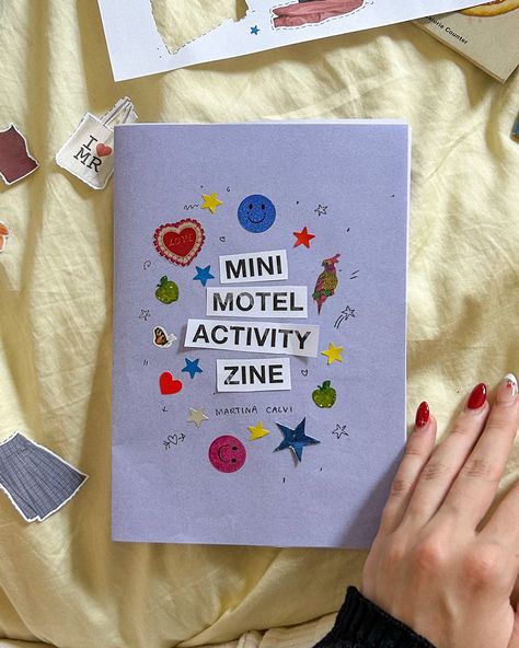 the motel activity zine by @martinamartian- we're obsessed! how would you dress her? Mini Zine, Journaling Aesthetic, Mr. Love, Diary Ideas, All About Me, Snail Mail, About Me, Bucket List, Bullet Journal