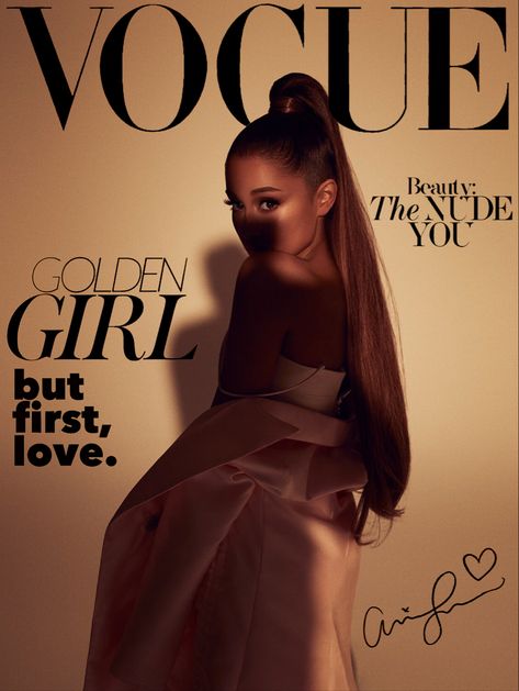 Ariana Grande Poster, Vogue Photography, Vogue Photoshoot, Vogue Magazine Covers, Ariana Grande Fans, Magazine Vogue, Ariana Grande Style, Ariana Grande Photoshoot, Fashion Magazine Cover