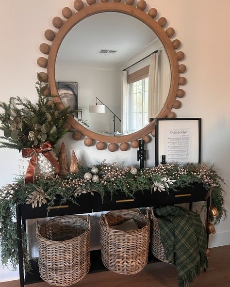 The Biggest sale of the year on my mirror!! Up to 35% off at @kathykuohome now through December 3,2024. I get so many compliments on this piece! Take advantage of the sale! To get the link DM’d to you comment MIRROR ! You can also go to the link in my bio and go to my website and then shop my SHOPSTYLE! round mirror | statement piece | huge mirror | kathy Kuo Home | Entryway mirror Christmas Decor Entryway, Home Entryway, Huge Mirror, My Mirror, Table Garland, Entryway Mirror, Entryway Console Table, Decor Entryway, Entryway Console