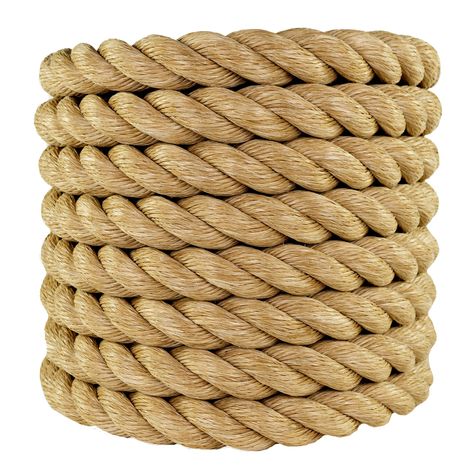 PRICES MAY VARY. Beautiful, synthetic alternative to natural plant fiber 50% stronger than natural Manila rope. Made of premium, UV resistant danline polypropylene Interior and exterior use making great deck or dock handrails Resistant to temperature, weather, UV rays, chemicals, oil and abrasion. Does not shed, fade, shrink or harden. Our Promanila rope is a beautiful synthetic alternative to the natural plant fiber. It is designed to look like natural fiber Manila and is constructed using film Rope Fence, Deck Handrail, Rope Railing, 3 Strand Twist, Manila Rope, Hanging Beds, Rope Ladder, Tape Painting, Screws And Bolts