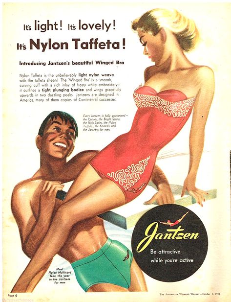 Vintage Bathing Suit Ads from the 40s and 50s | Tom + Lorenzo Pete Hawley, Jantzen Swimwear, Vintage Bathing Suit Patterns, Australian Vintage, Fashion Ads, Retro Swimwear, Vintage Bathing Suits, Bathing Beauty, Fashion 1950s